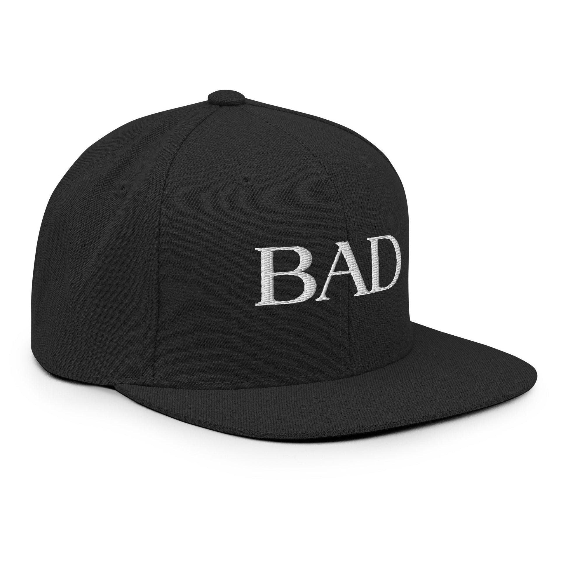 BAD Signature Snapback | Unisex Black Hat - The BAD Brand