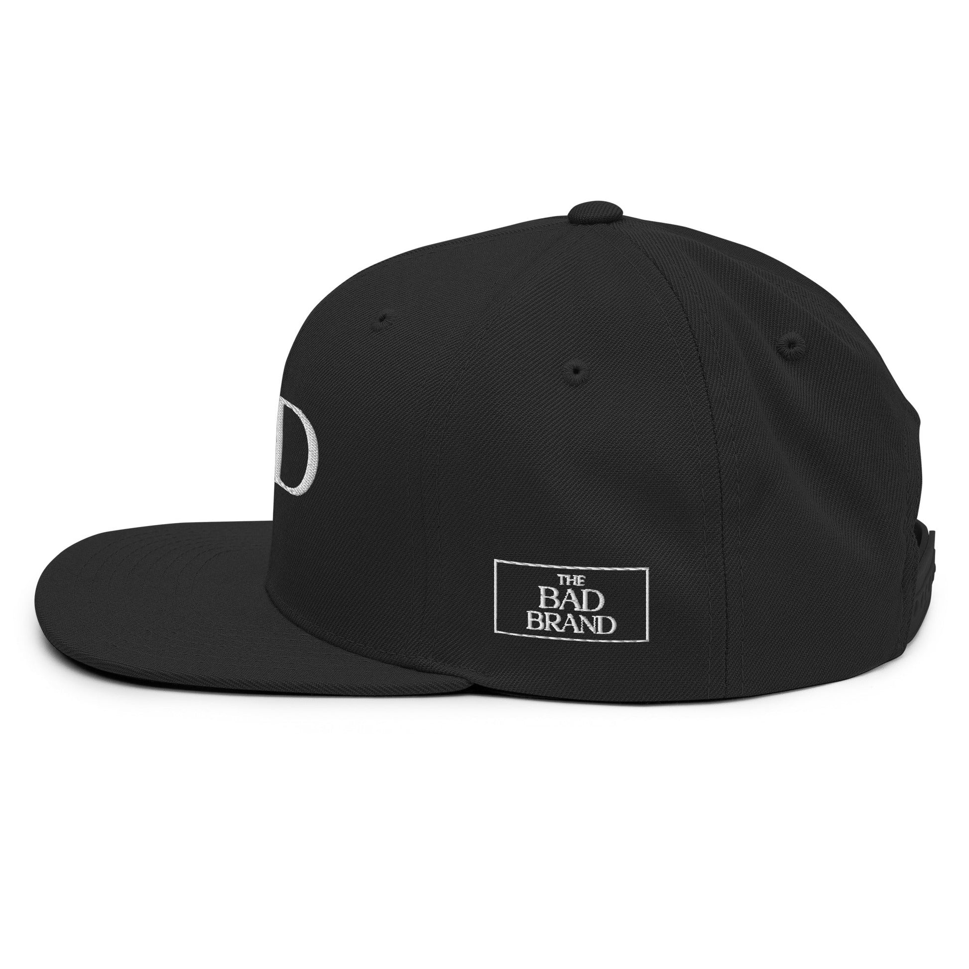 BAD Signature Snapback | Unisex Black Hat - The BAD Brand
