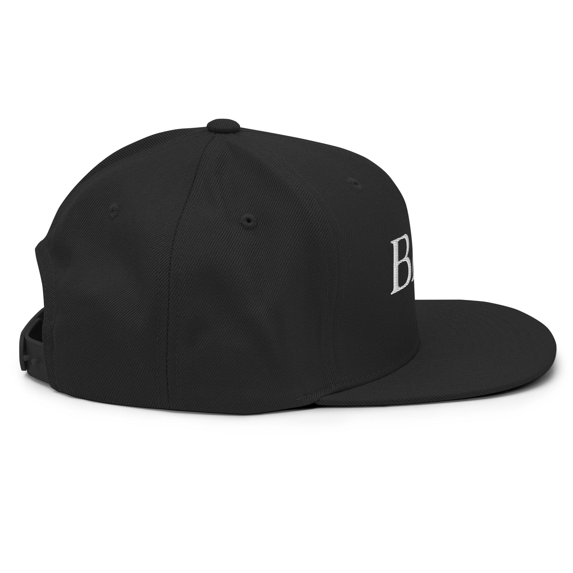 BAD Signature Snapback | Unisex Black Hat - The BAD Brand