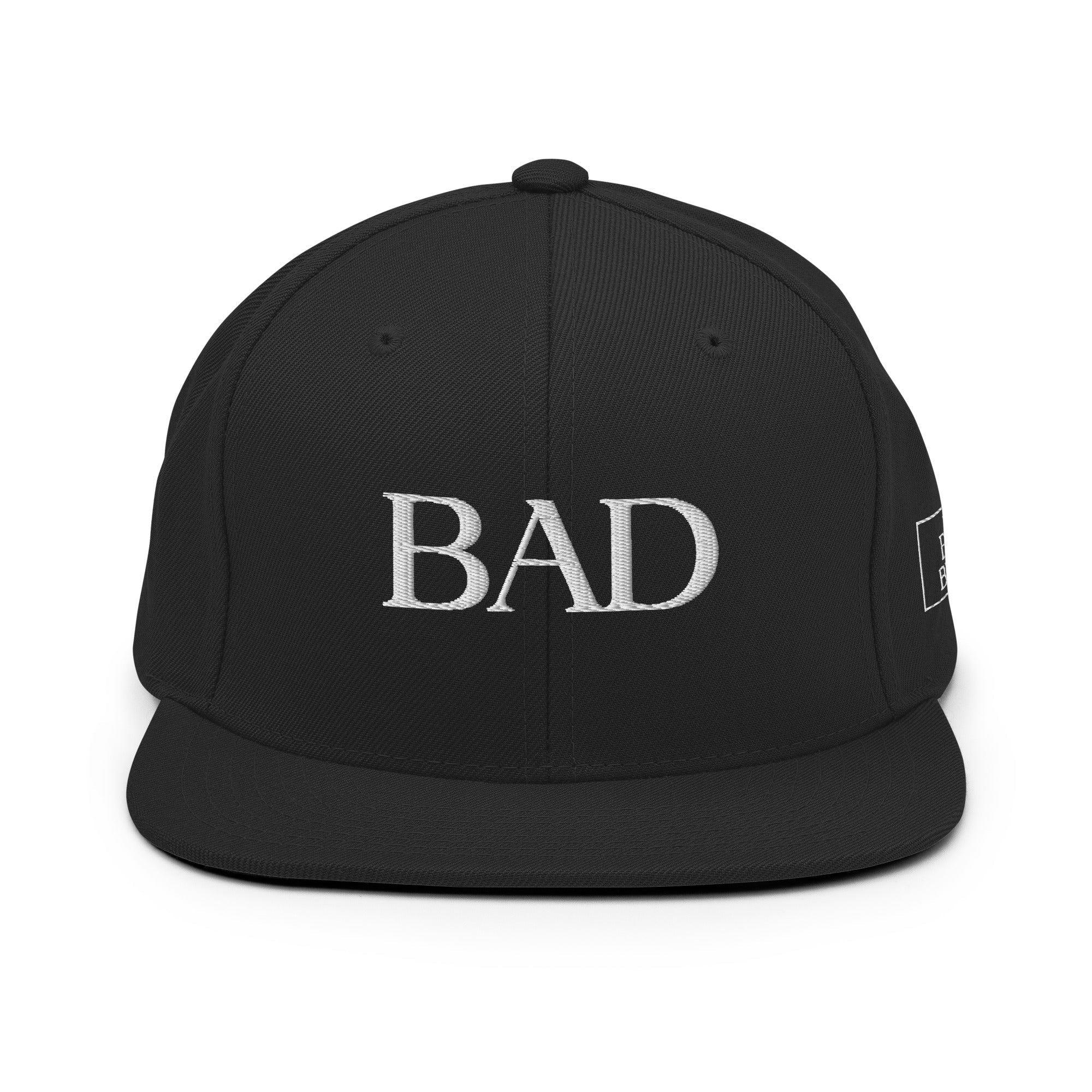 BAD Signature Snapback | Unisex Black Hat - The BAD Brand