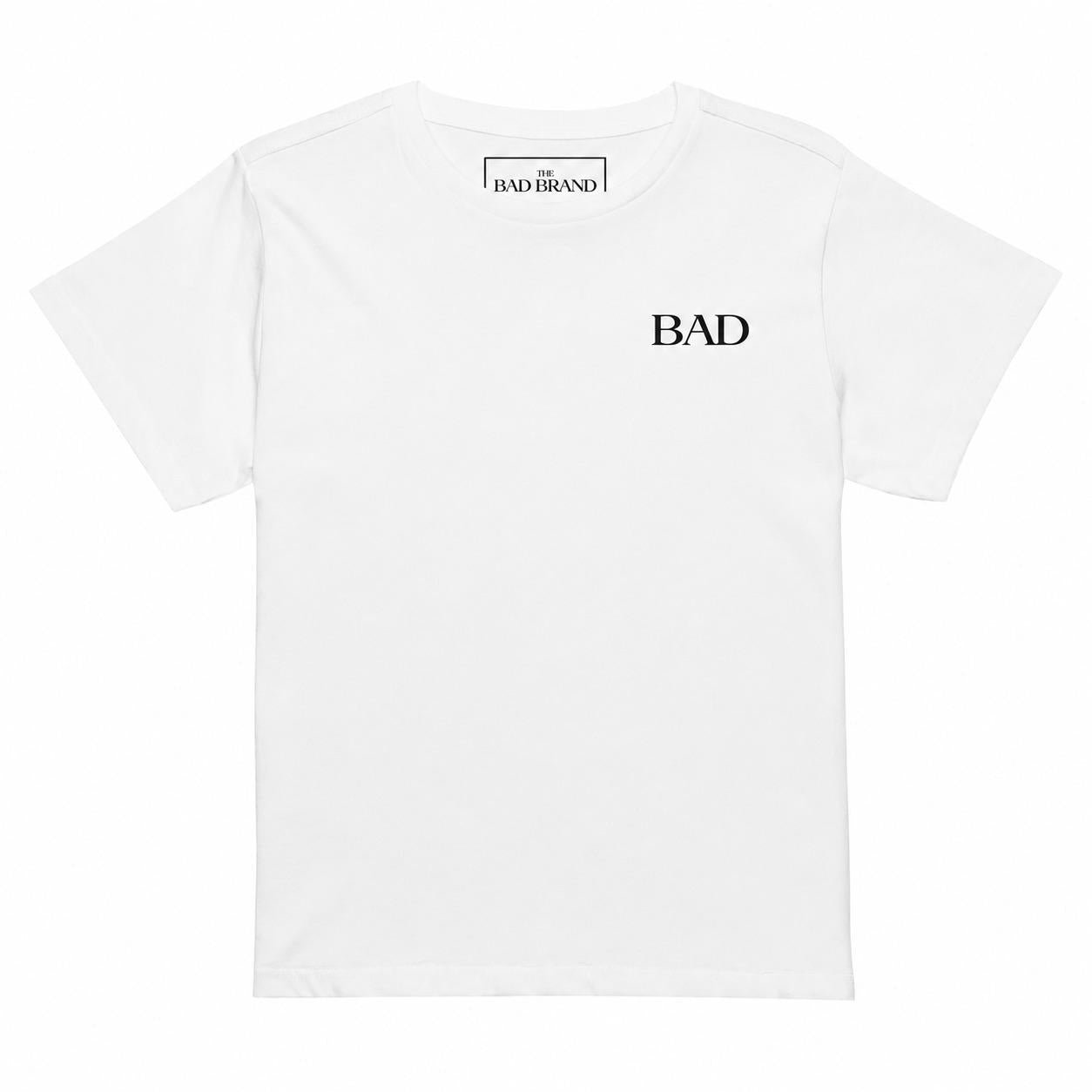BAD Signature Tee | Women’s Essential White T-Shirt - The BAD Brand