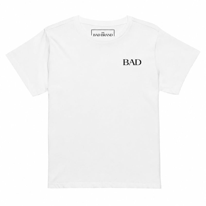 BAD Signature Tee | Women’s Essential White T-Shirt - The BAD Brand
